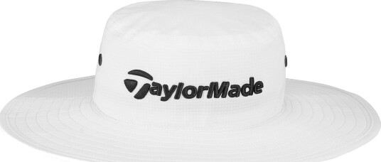 TaylorMade Metal Eyelit Bucket Hat Hvit Capser White Large-XLarge