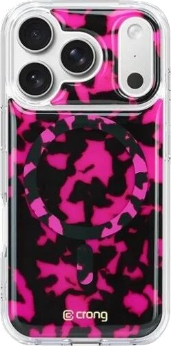 CRONG MagSafe Case for iPhone 17 Pro Pink Tortoise