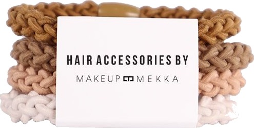 Woven Hair Ties 4pk Neutral Mix