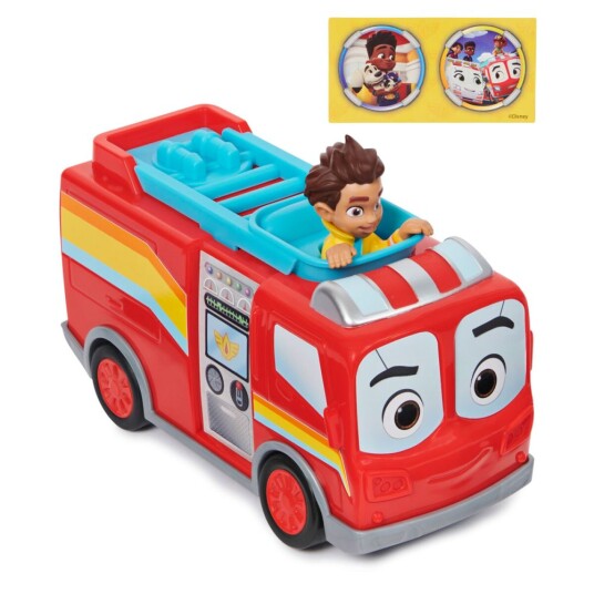 Disney Junior Firebuds Lekesett med Brannbil Lyn og Bo for Barn 3+ år