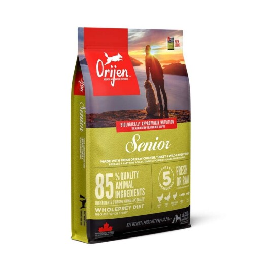 Orijen Senior Hundefôr 6 kg - Kornfritt Tørrfôr for eldre hunder
