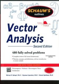 Schaum'S Outline Of Vector Analysis, 2ed Av Murray Spiegel, Seymour Lipschutz