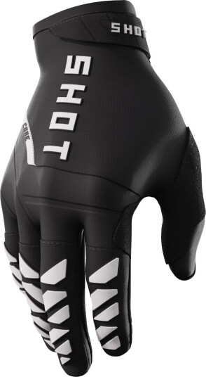 Shot Core Motocross Hansker 4XL Svart Hvit Shot Core Motocross Hansker 4XL Svart Hvit