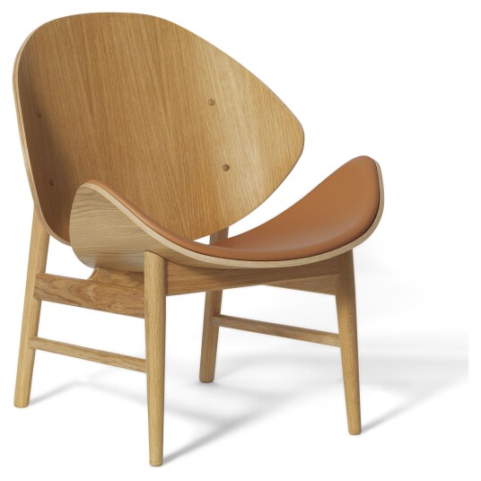 Warm Nordic THE ORANGE Loungestol Cognac Warm Nordic THE ORANGE Loungestol Cognac