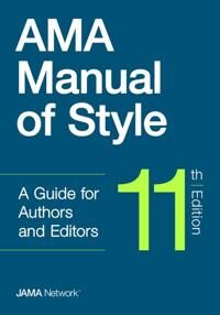 Ama Manual Of Style Av The Jama Network Editors