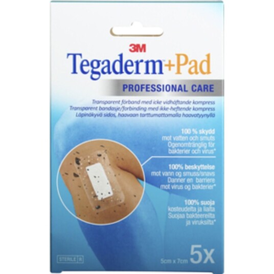 Tegaderm + Pad 5 x 7 cm 5 Plaster
