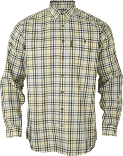 Härkila Men's Milford Shirt L , Beech Green Check