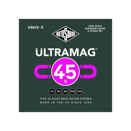 Rotosound Ultramag Um45-5 .045-.130 Rotosound Ultramag Um45-5 .045-.130