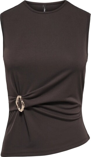 ONLY Onlhaze S/L Buckle Top Jrs CHOCOLATE TORTE L