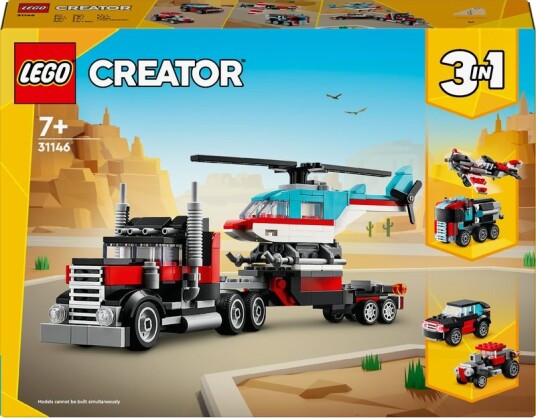 LEGO Creator Trailer med helikopter 31146 LEGO Creator Trailer med helikopter 31146