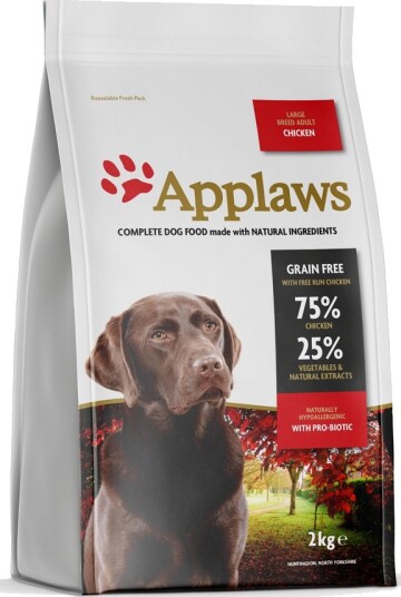 Applaws Tørrfôr Adult Store Raser Kylling 2 X 2 kg