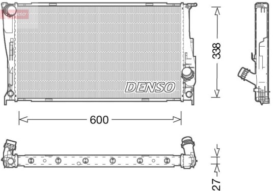 Radiator DENSO DRM05003 Radiator DENSO DRM05003