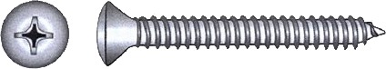 Plateskrue A4 DIN 7983 - 4,2 mm - 25 mm - 10 stk