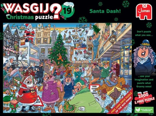Wasgij Christmas 19 Puslespill 1000 brikker Jumbo