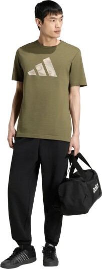 Adidas Sportswear M Camo Logo T Khaki green XL