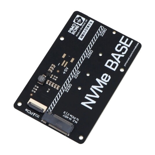 Raspberry Pi NVMe base for Raspberry Pi 5 Raspberry Pi NVMe base for Raspberry Pi 5