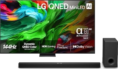 LG 100" QNED86 AI 4K MiniLED Smart TV G105641P452-BNDL