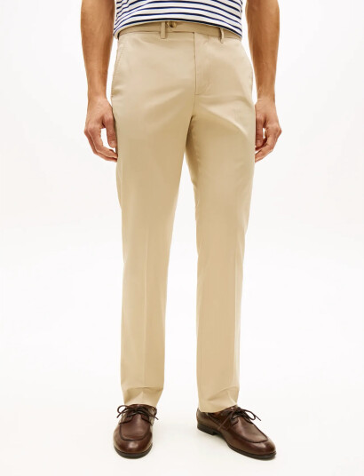 Tommy Hilfiger Dc Denton Clean Chino   Beige   33 x 32