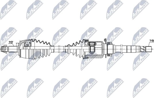 NTY NPW-FT-110 Drivaksel