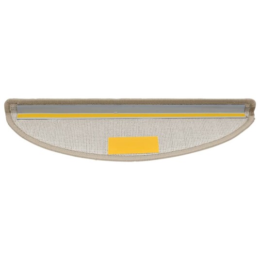 vidaXL Trappematter 10 stk 56x17x3 cm gråbrun