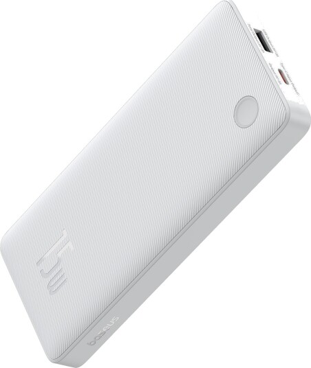 Baseus Airpow Lite Powerbank 10000mAh Hvit med USB-C og USB-A