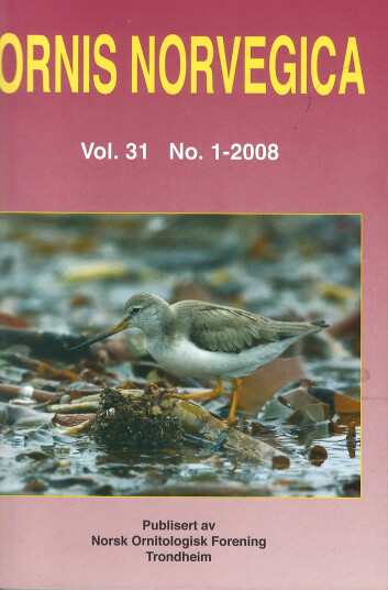 Norsk Ornitologisk Forening Ornis Norvegica   2008 1