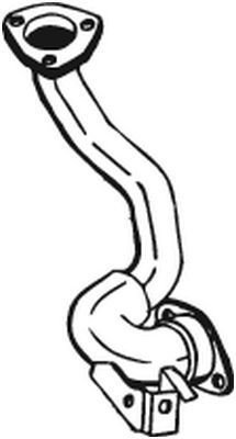 Eksosrør BOSAL 725-551 Eksosrør BOSAL 725-551