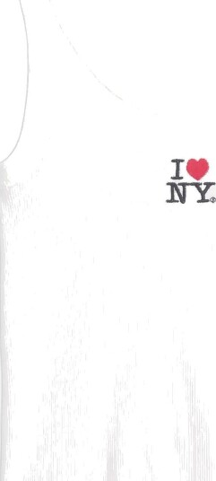 GAP Kids I Heart Ny Rib Tank Top NEW OFF WHITE 116/122