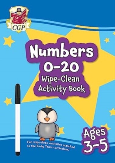 New Numbers 020 WipeClean Activity Book for Ages 35 (with pen)