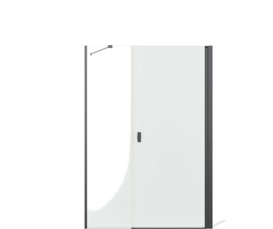 Dusjdør Strømberg Noma 45 med Sidepanel Nisje
