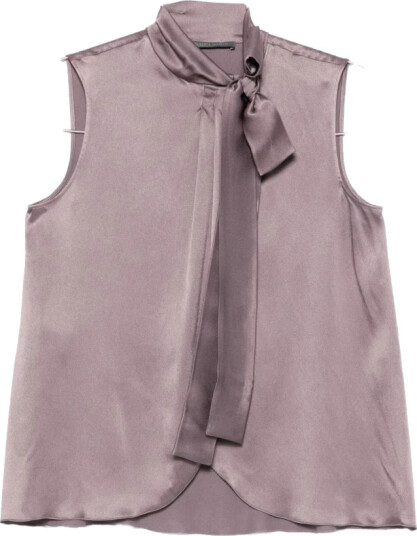Alberta Ferretti Dame Bluser & Skjorter Lilla L, Alberta Ferretti Dame Bluser & Skjorter Lilla L,