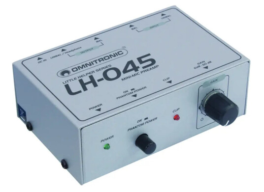 Omnitronic Lh-045 Microphone Preamplifier Omnitronic Lh-045 Microphone Preamplifier