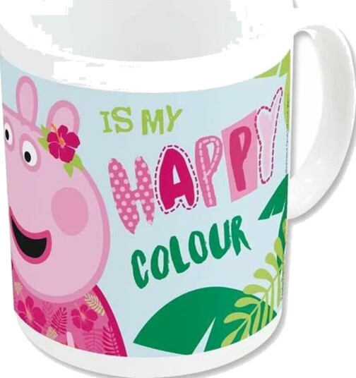 Ripa Krus Peppa Pig Have fun Keramisk Lys Rosa 350 ml