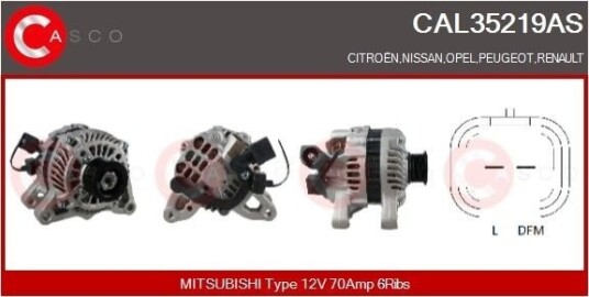 CASCO CAL35219AS Dynamo