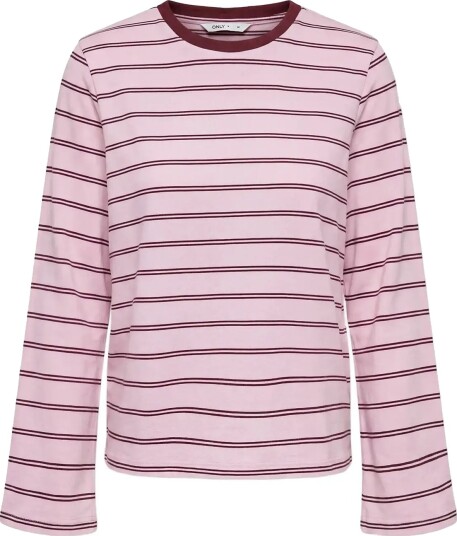 Kids Only Koglisa Stripe L/S Top Jrs Pink 122 128
