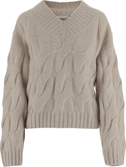 Allude Dame Strikkevarer Beige S,