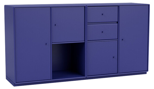 Montana - Couple Sideboard, Plinth H3 Cm - Monarch - Sideboards Og Skjenker - Peter J. Lassen - Blå - Mdf