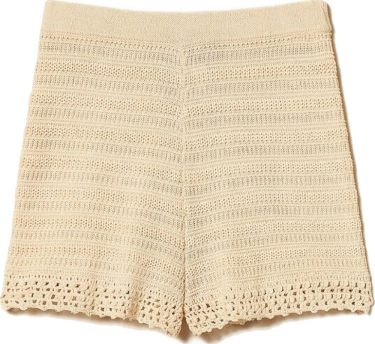 Twinset Dame Shorts Beige M,