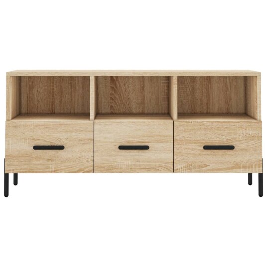 vidaXL TV-benk sonoma eik 102x36x50 cm konstruert tre 8720845944728 vidaXL TV-benk sonoma eik 102x36x50 cm konstruert tre 8720845944728
