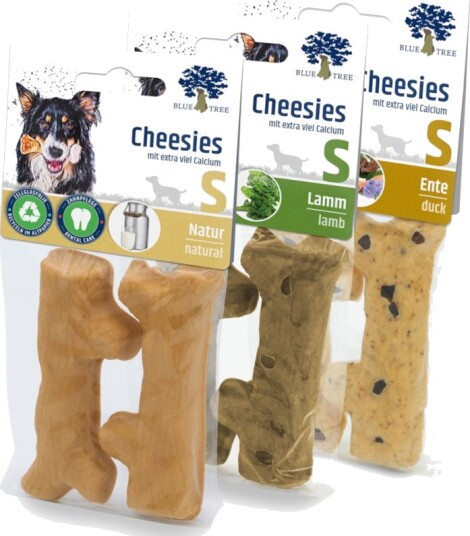 Blue Tree Cheesies Mikspakke Størrelse S 3 Varianter X 40 G Blue Tree Cheesies Mikspakke Størrelse S 3 Varianter X 40 G