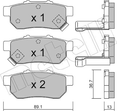 Bremseklosser METELLI 22-0176-1