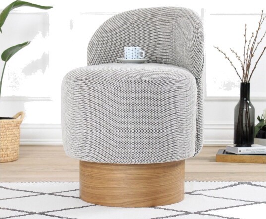 Muktan Sittepuff 47 cm Grå