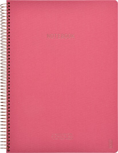 Kozo Notatbok M/spiral Premium A4 Guava Pink Kozo Notatbok M/spiral Premium A4 Guava Pink