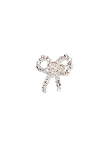 Pura Utz Mini Bow Earstick Øredobber Sølv