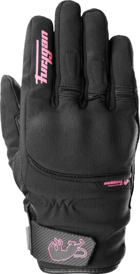 MC-Hansker Furygan Jet All Season D30 EVO Dame Svart /Rosa S