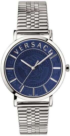 Versace Herreklokke VEJ400821 Essential Blå/Stål Ø40 mm Versace Herreklokke VEJ400821 Essential Blå/Stål Ø40 mm
