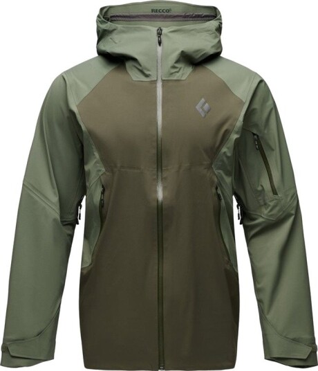 Black Diamond M Recon Lt Stretch Shell Tundra Dark Moss