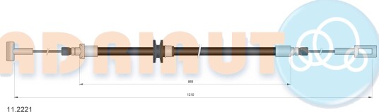 Tautrekk, håndbremse ADRIAUTO 11.2221