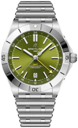 Breitling Herreklokke A32398A11L1A1 Chronomat Grønn/Stål Ø40 mm