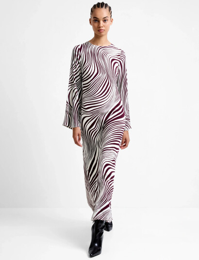 French Connection Ziggy Lara Viscose Dress - White - 40